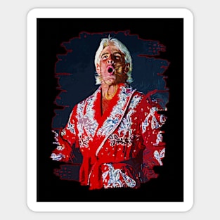 Ric flair \ Woo | Brush Art Sticker